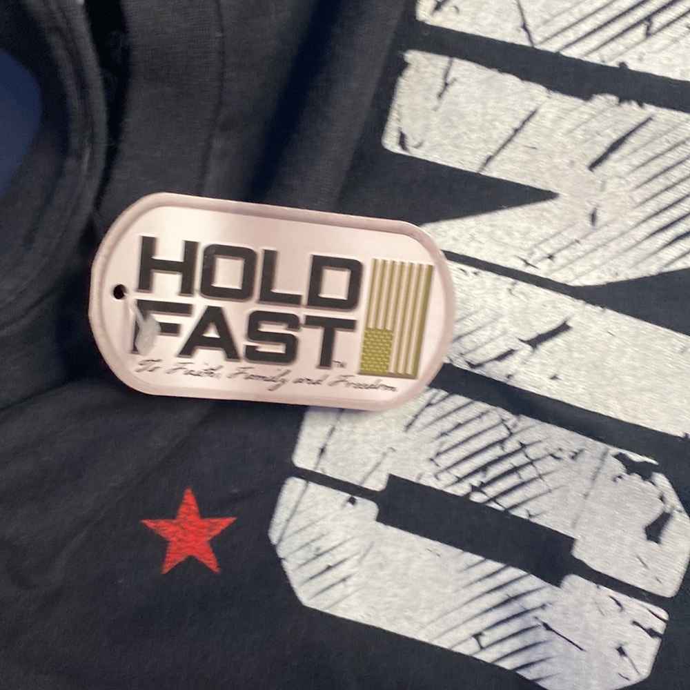 Hold fast, mens, multiple sizes, black, short sleeve shirt, NWT - Picture 2 of 4